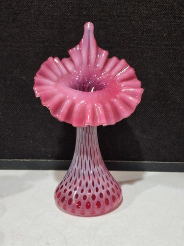 花瓶・フラワースタンド VINTAGE FENTON COIN DOT BOWL 花瓶・フラワースタンド VINTAGE FENTON COIN DOT BOWL Fenton