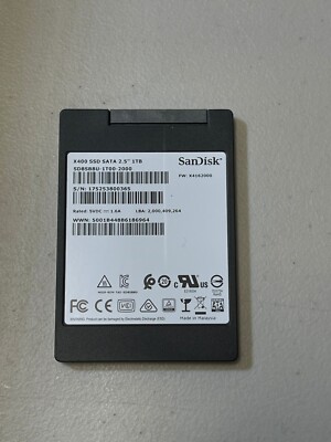 Sandisk X400 1TB 2.5'' SATA SSD 6G Solid State Hard Drive Laptop Desktop Server