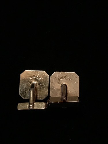 Vintage Gold Tone Swank Cuff links