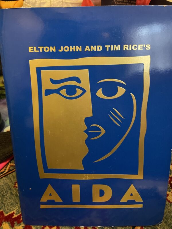 Elton John & Tim Rice "Aida" Broadway Program 2001 