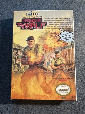Operation Wolf for Nintendo (NES) No Manual - Very Good Condition