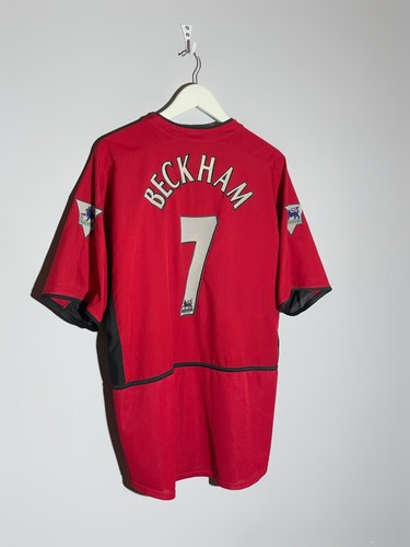 トップス UNBRO Beckham Manchester United uniform Vintage David Beckham #7 Manchester United 98/99 Umbro Black
