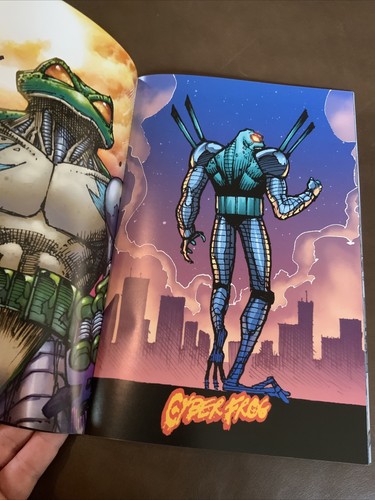 CYBERFROG: THE ART OF JON MALIN Comic Book SHANE DAVIS VARIANT!!