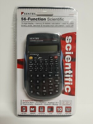 New Sentry 56-Function Scientific Calculator CA 656 Sealed & Ready to Ship