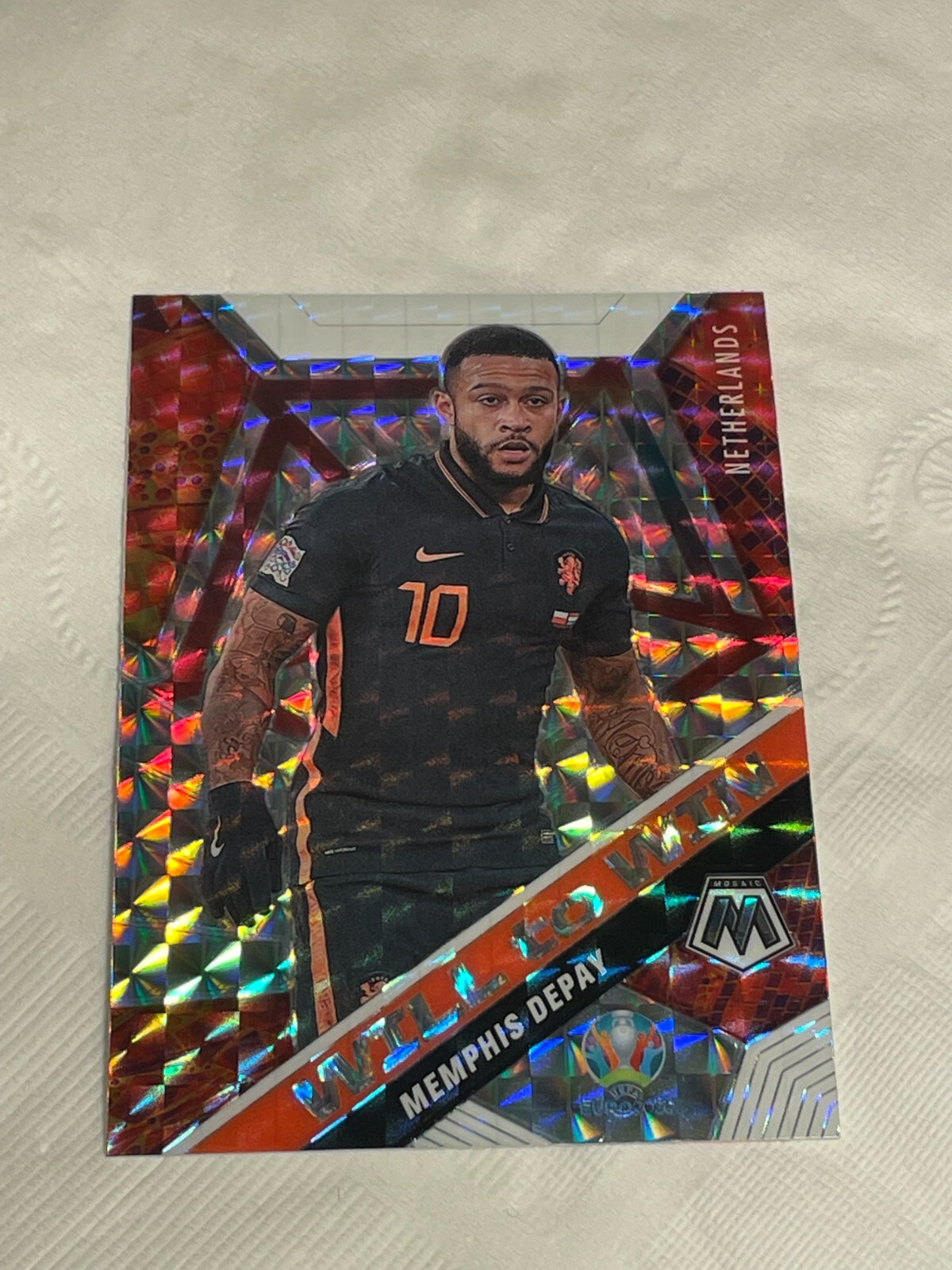 メンフィス・デパイ 2021 Panini Mosaic Memphis Depay Will To Win Mosaic Prizm