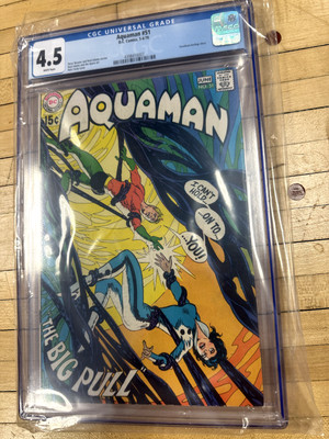 AQUAMAN #51 1970 CGC 4.5 DC Bronze Age Comic Book