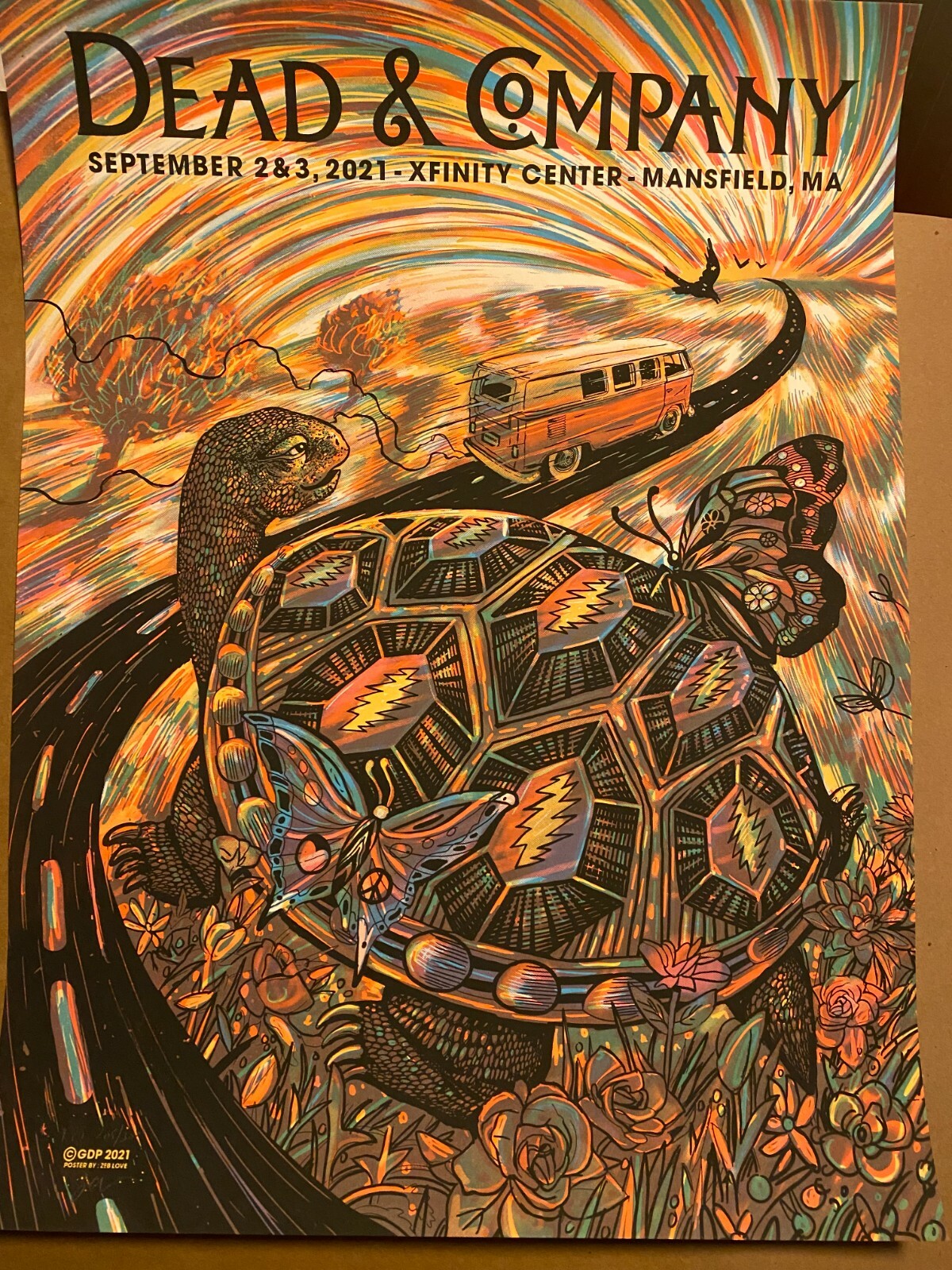 Dead & Company Poster Xfinity Center Mansfield, MA 2021 RARE "Friday