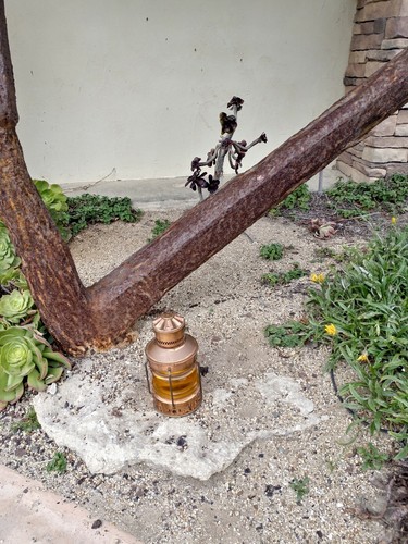 Vintage Ankerlicht Anchor Light Lantern In Rare Yellow Color
