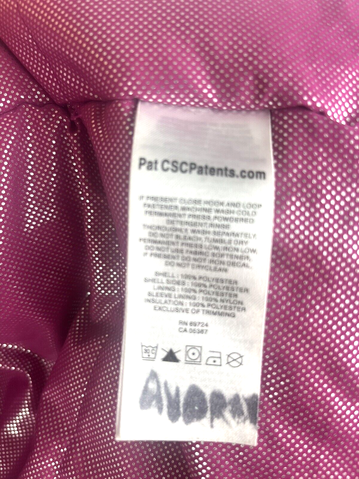Columbia Omni Heat Winter Jacket Women&rsquo;s Size XL Mauve/snowflake design EUC