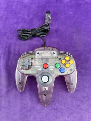 Super Nintendo 64 N64 Original Wired Controller NUS-005 Atomic Purple