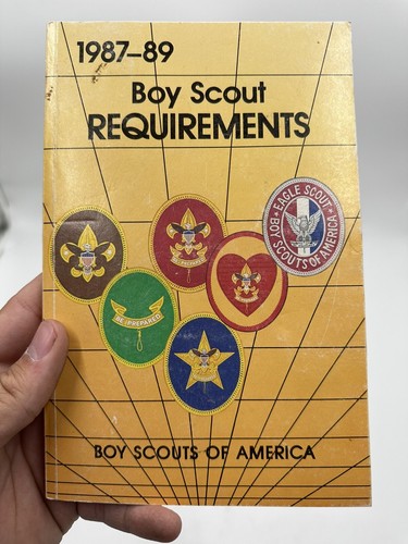 Boy Scout Requirement book 1987-89, Merit Badges and Ranks