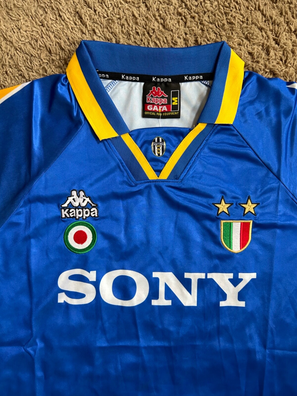 NEW Juventus 1995/96 Away Kappa Retro Soccer Futbol Shirt