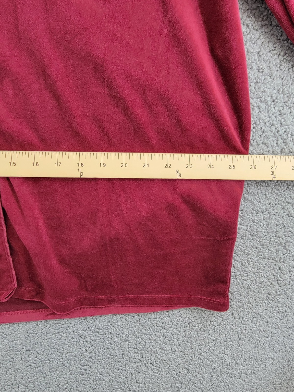 I.N.C. International Concepts Velour Notch Collar Packaged Pajama Women's XXL - Picture 7 of 17