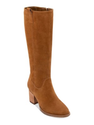 

AQUA COLLEGE Женские Коричневые Водонепроницаемые Кожаные Ботинки Natalya Almond Toe, Коричневый, B6846235