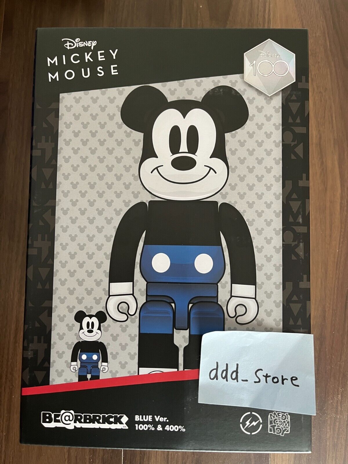 Medicom Toy fragmentdesign MICKEY MOUSE BLUE Ver. BE@RBRICK Medicom Toy fragmentdesign MICKEY MOUSE BLUE Ver. BE@RBRICK