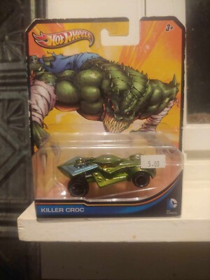HOT WHEELS DC Comics KILLER CROC Die-Cast Metal Car Exclusive Mattel 2012 **NEW*