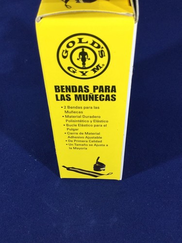 Golds Gym Wrist Wraps Pair Top Quality Weightlifting Fitness Gear Relief Comfort