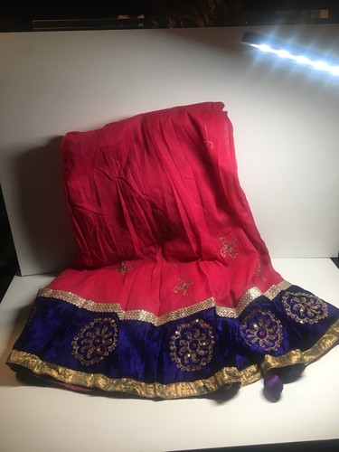Handmade India Bollywood Costume Felt and Sequin Fabrics