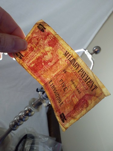 Military Payment Certificate, Series 692 5 Cent First Printing