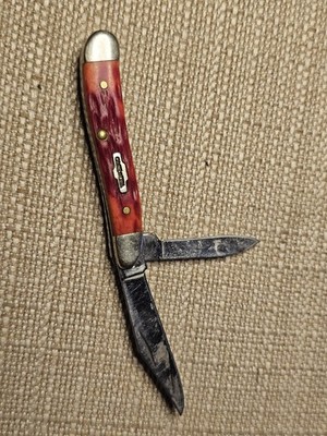 Collectible rare 1970s Case XX Black Sodbuster Jr. Folding