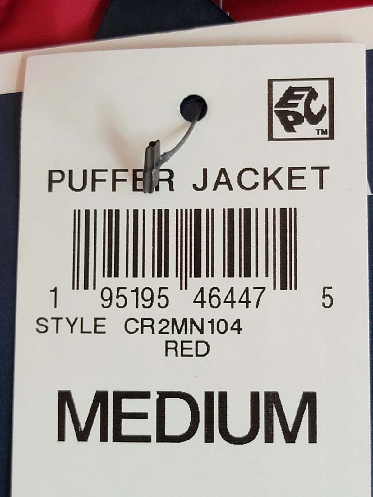 Club Room Colorblocked Quilted Full-Zip Puffer Jacket Men's M Red Long Sleeve - Picture 19 of 19