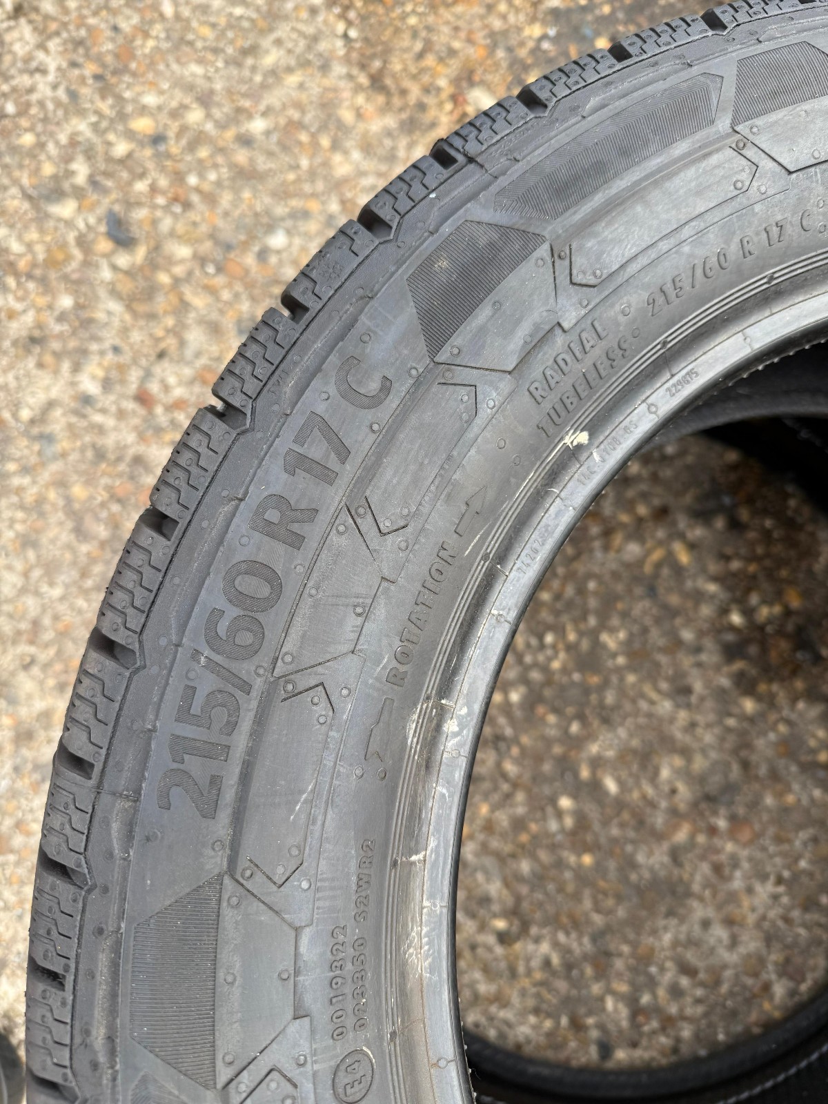 New 215 60 17C Continental, Winter, 104/102H, x1 Single Tyre (F1_tyres) YD180