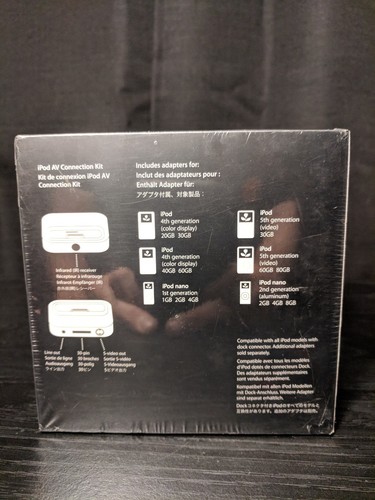 *BRAND NEW IN RETAIL PACKAGING* Apple iPod AV Connection Kit