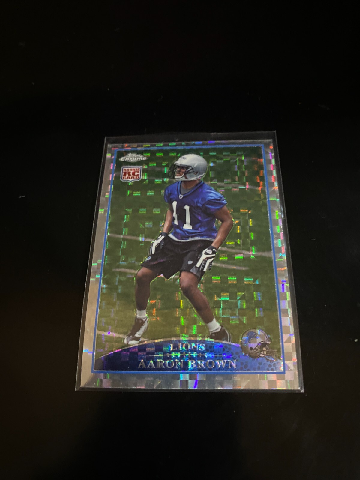 Aaron Brown 2009 Topps Chrome Xfractor RC Lions TC111 | eBay