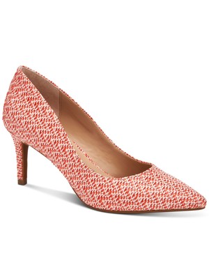 

Женские туфли-лодочки ALFANI Coral Woven Padded Jeules с острым носком на шпильке без шнуровки 10 м, Коралл, JEULESCORRAF