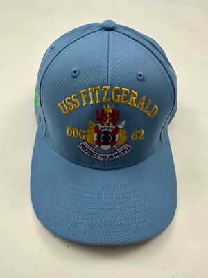 The Corps USS Fitzgerald DDG 62 STT Blue Baseball Cap Hat One Size