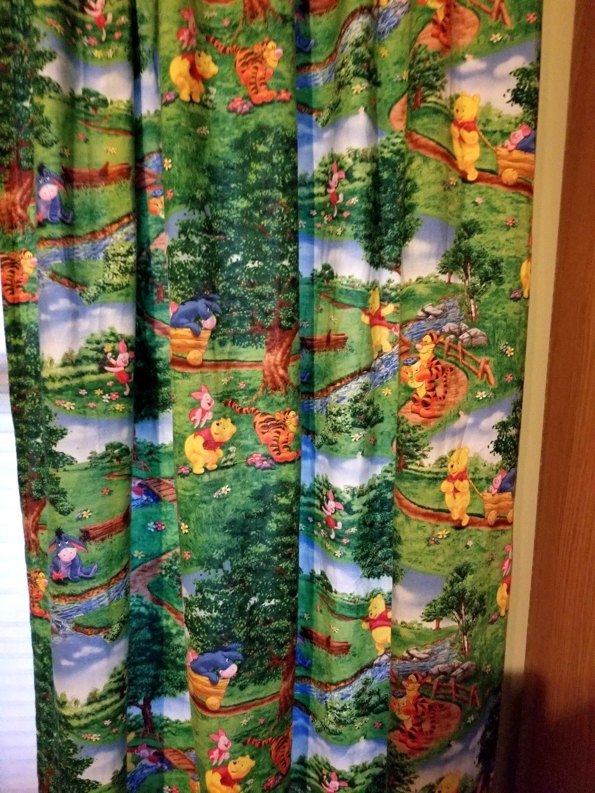 Winnie the Pooh & Friends Bear Piglet Eeyore Tigger Handmade Curtains 64