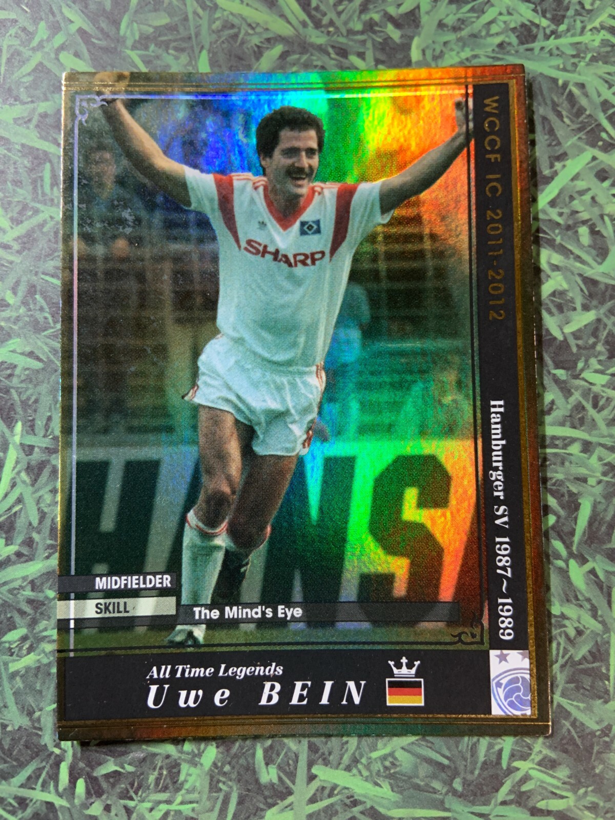 Q*中様 #15 Uwe Bein Panini WCCF 2011-12 Uwe Bein Hamburger SV Refractor card