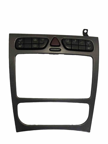 2001 - 2007 MERCEDES W203 C CLASS CENTER RADIO CLIMATE CONTROL SURROUND TRIM OEM