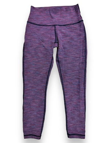Lululemon High Times Pant Leggings Women's 4 Diamond Jacquard Space Dye Magenta