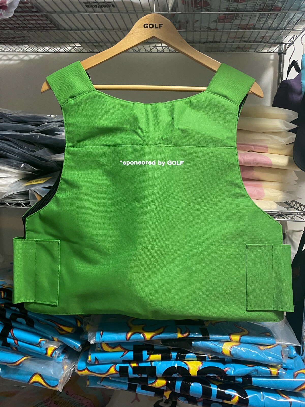 GOLF WANG GREEN NO VIOLENCE VEST 