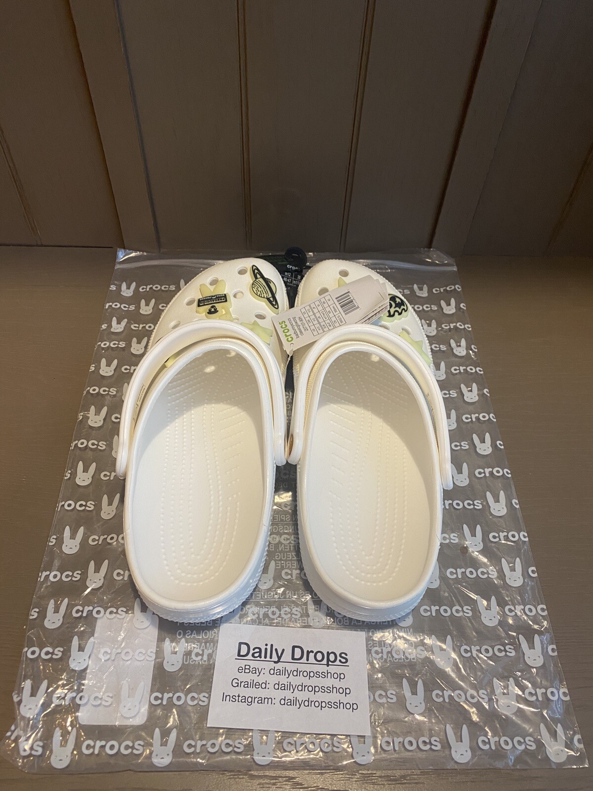 Bad Bunny Crocs Glow In The Dark Men s 