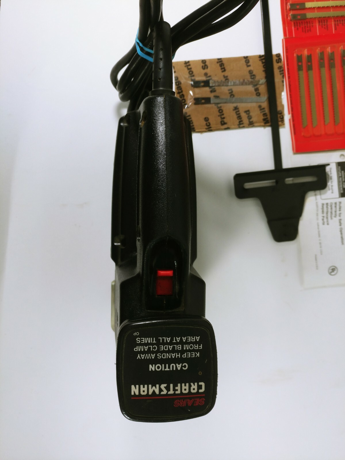Vintage Sears Craftsman Manual Scroller Saw w Box 9-17207 & Extra