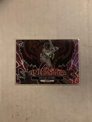 2023 Panini Donruss Unleashed Pink Fireworks Elly De La Cruz #U7