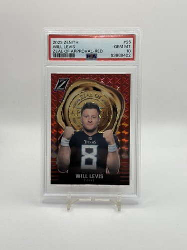 【PSA10】ゼウス 2023 Panini Zenith 25 Will Levis Zeal Of Approval Red PSA 10