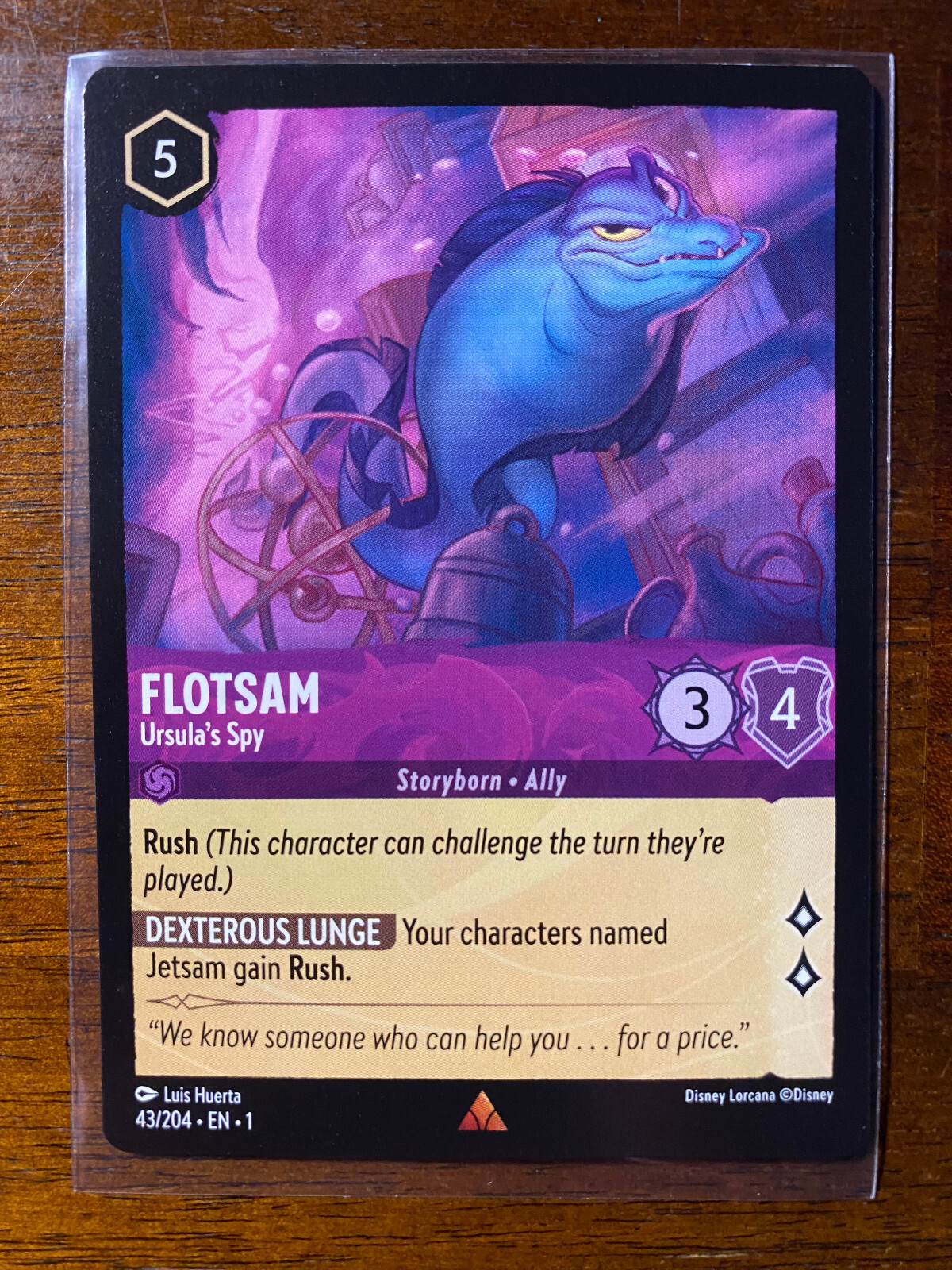 2023 Disney Lorcana The First Chapter Flotsam 43/204 Ursula's Spy