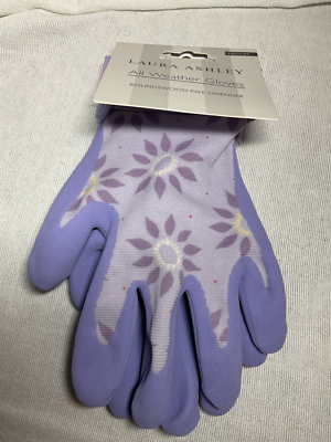 Laura Ashley All Weather Gloves Garden ROUNDSWOOD PALE LAVENDER
