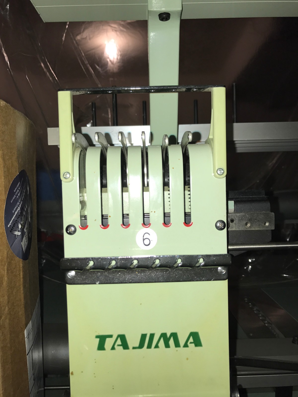 Tajima TME-HC606 Embroidery Machine  6-Position, 6-Color