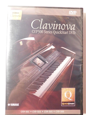 Yamaha Clavinova CLP-500 Series QuickStart DVD