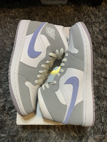 ★ナイキ★ AIR JORDAN 1 MID \"WOLF GREY\"BQ6472-105 Nike Air Jordan 1 Mid Racer Shadow Men Size 10 Women 11.5