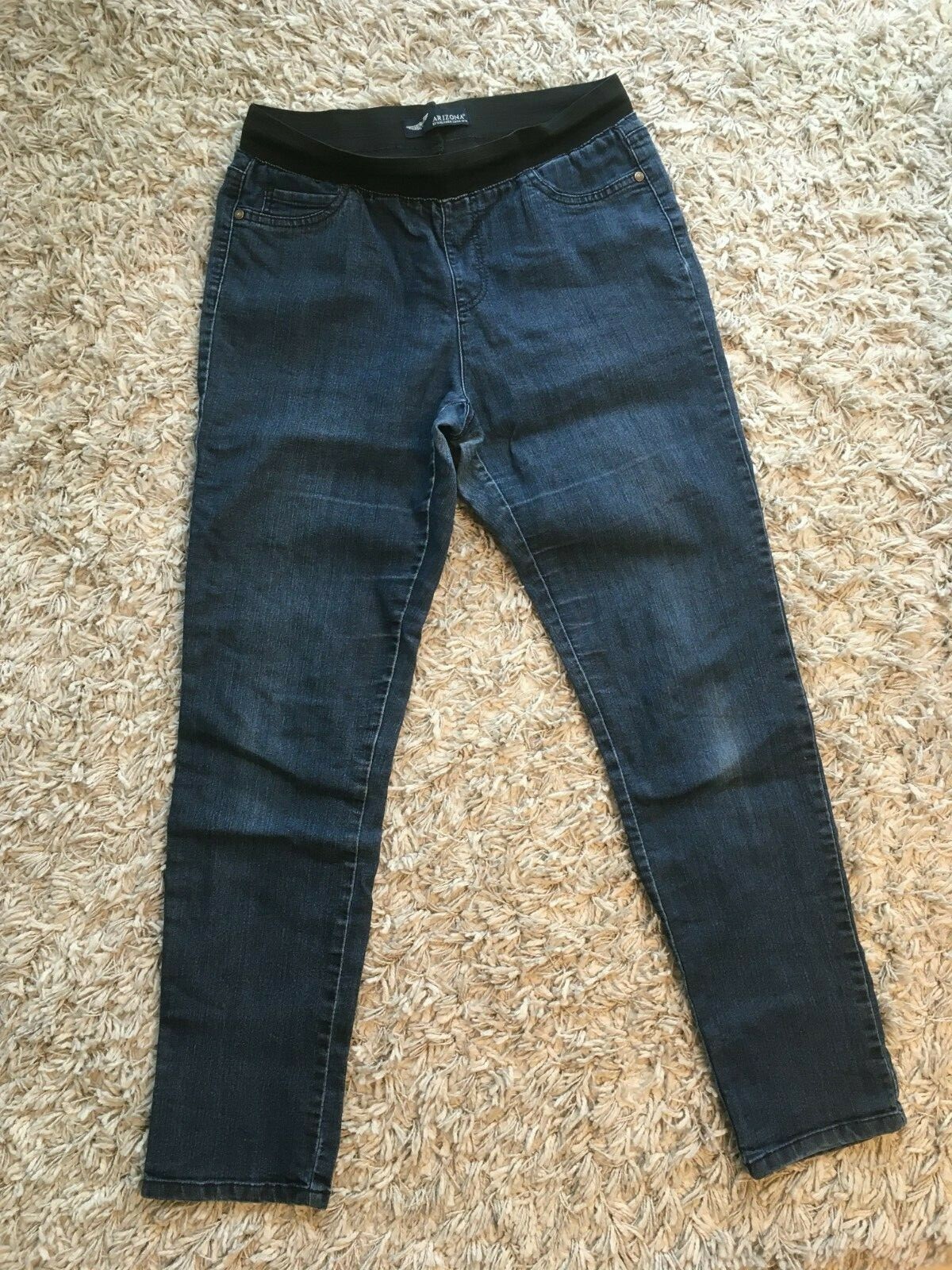 Arizona Skinny-fit-Jeans Mid Waist Comfort-Stretch Gr. 42 dark blue used