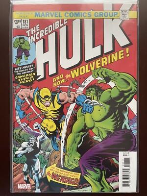 The Incredible Hulk No. 181 Facsimile Edition (Marvel 2023) New Unread NM