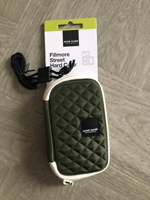 NWT Small Wallet Travel Camera Hard Case Quilted Acme Made Fillmore 5  X 3 