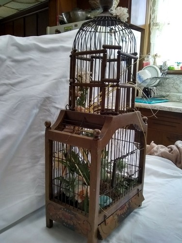 bird cage planter