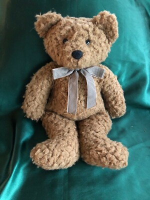 RUSS BERRIE  - 14'' FLAT BEAR - BOODLES