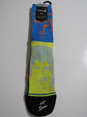 Stance Mens Casual Combed Cotton Blend Light Cushion Crew Socks Large 9-12 Nwt